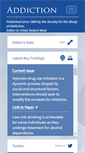 Mobile Screenshot of addictionjournal.org