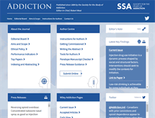 Tablet Screenshot of addictionjournal.org